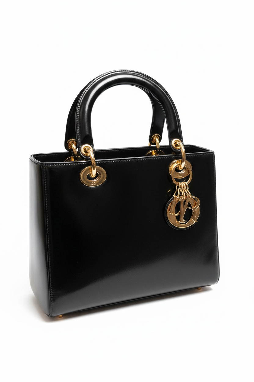 Christian Dior – Lady Dior Medium Vintage (Pelle Liscia Nera)