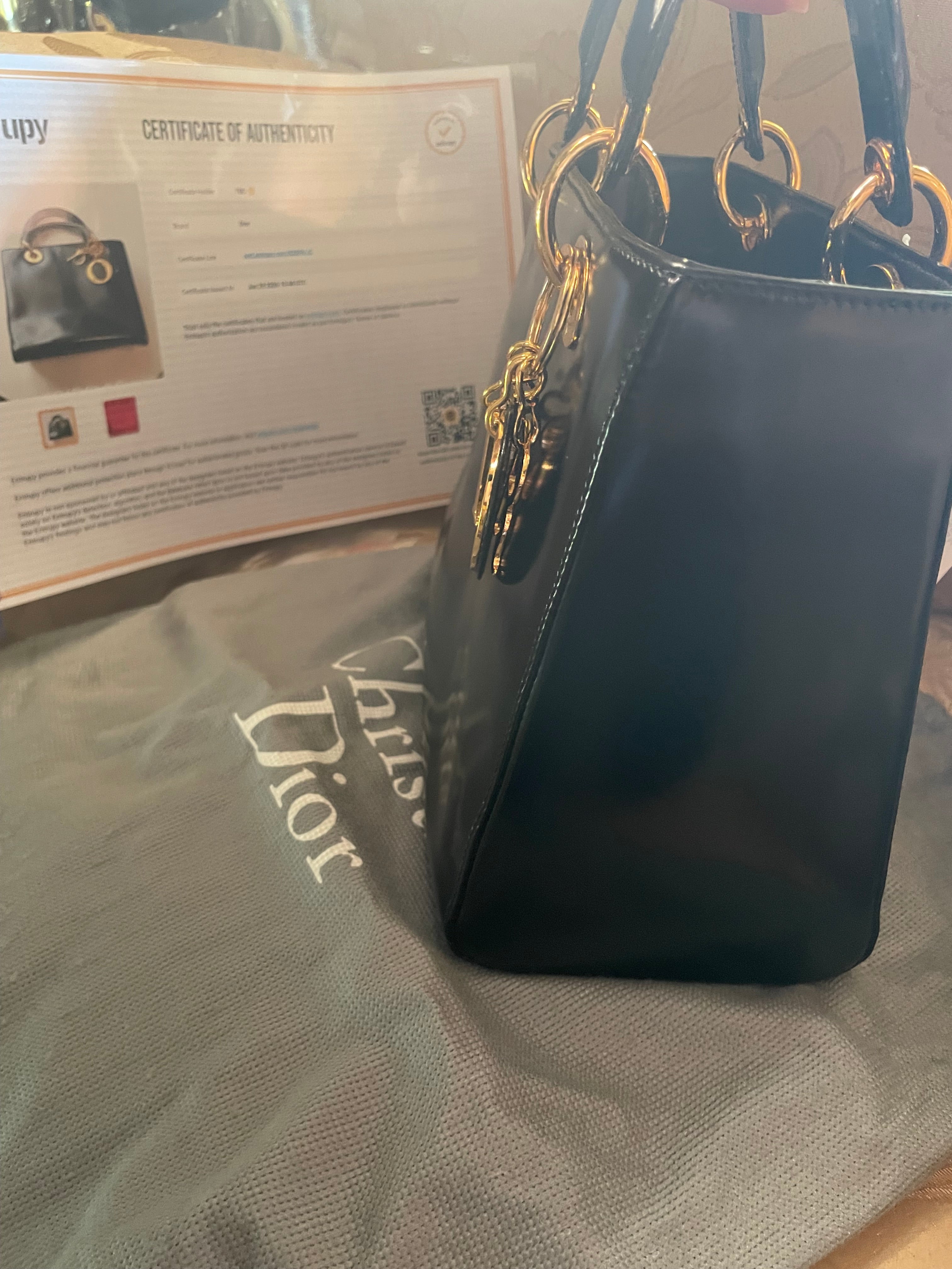 Christian Dior – Lady Dior Medium Vintage (Pelle Liscia Nera)
