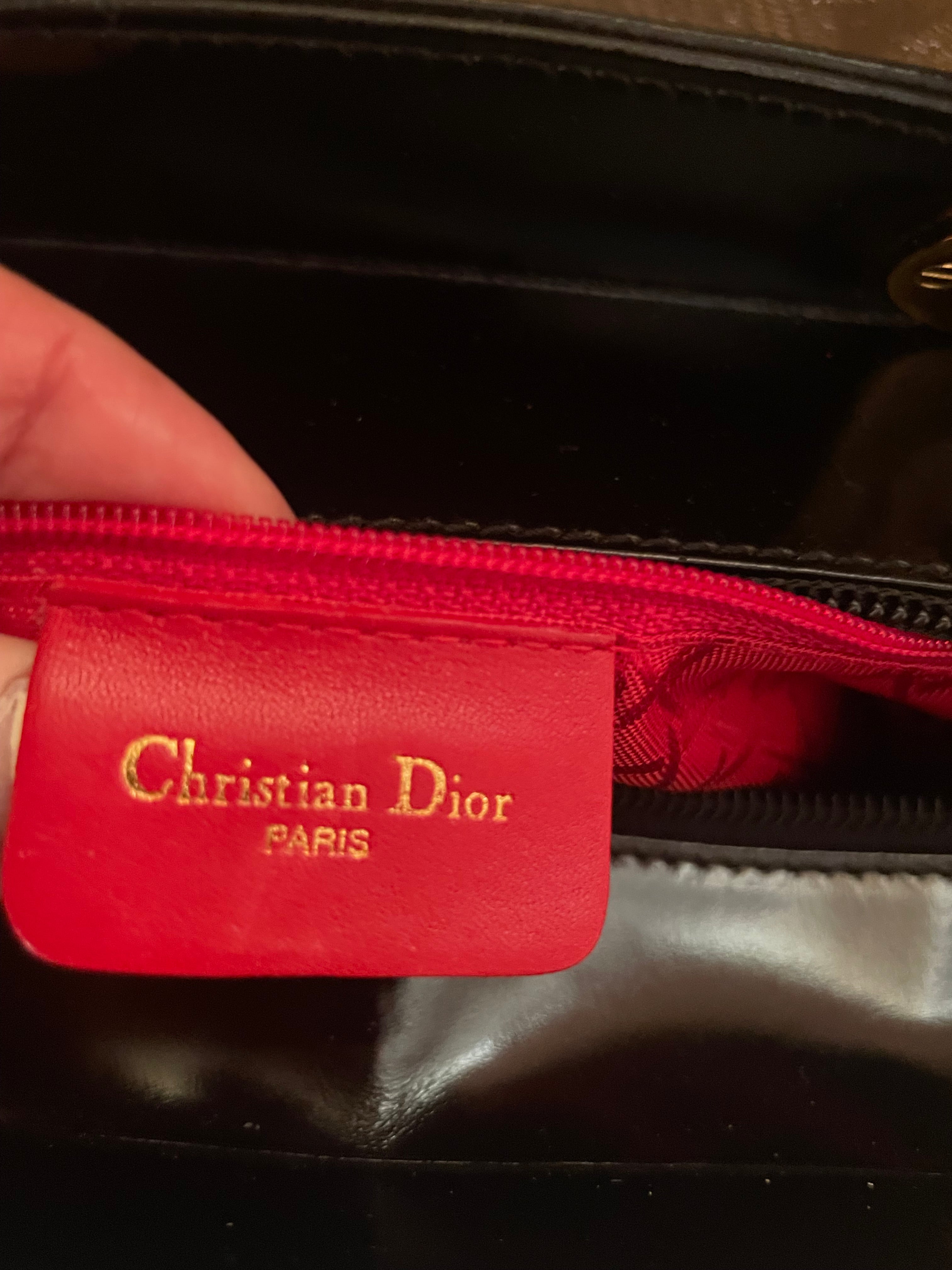 Christian Dior – Lady Dior Medium Vintage (Pelle Liscia Nera)