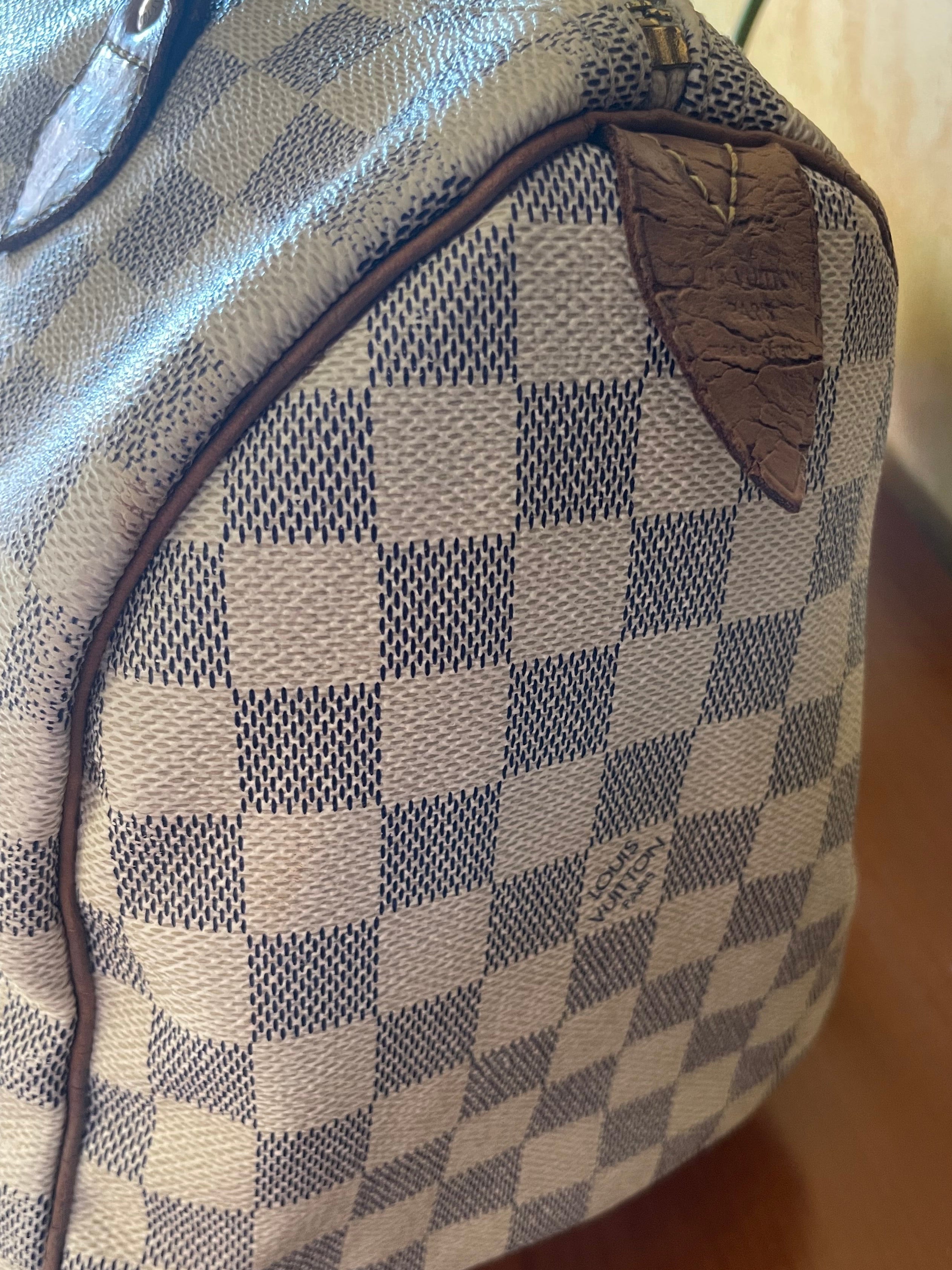 Speedy 30 Damier Azur