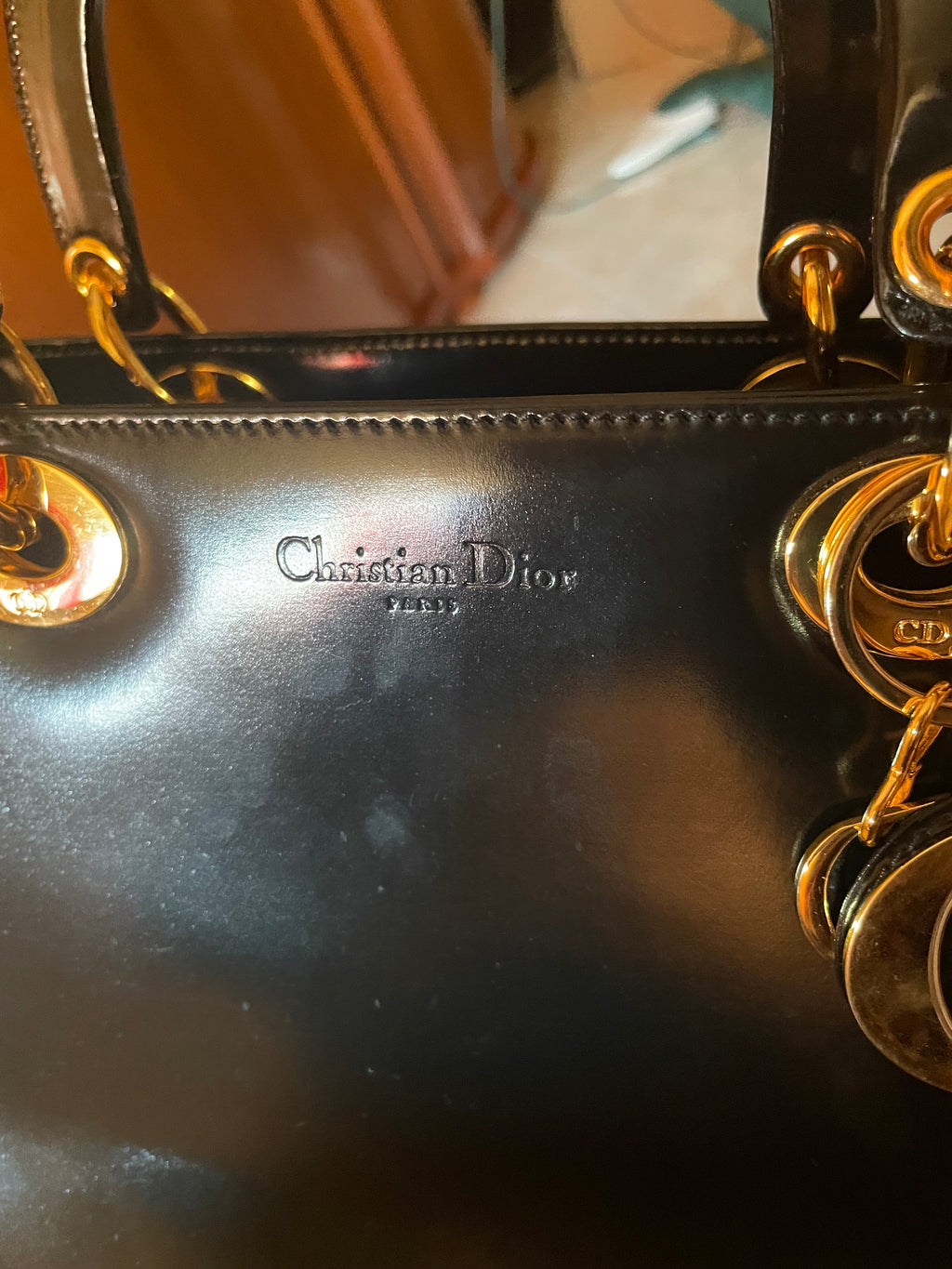 Christian Dior – Lady Dior Medium Vintage (Pelle Liscia Nera)