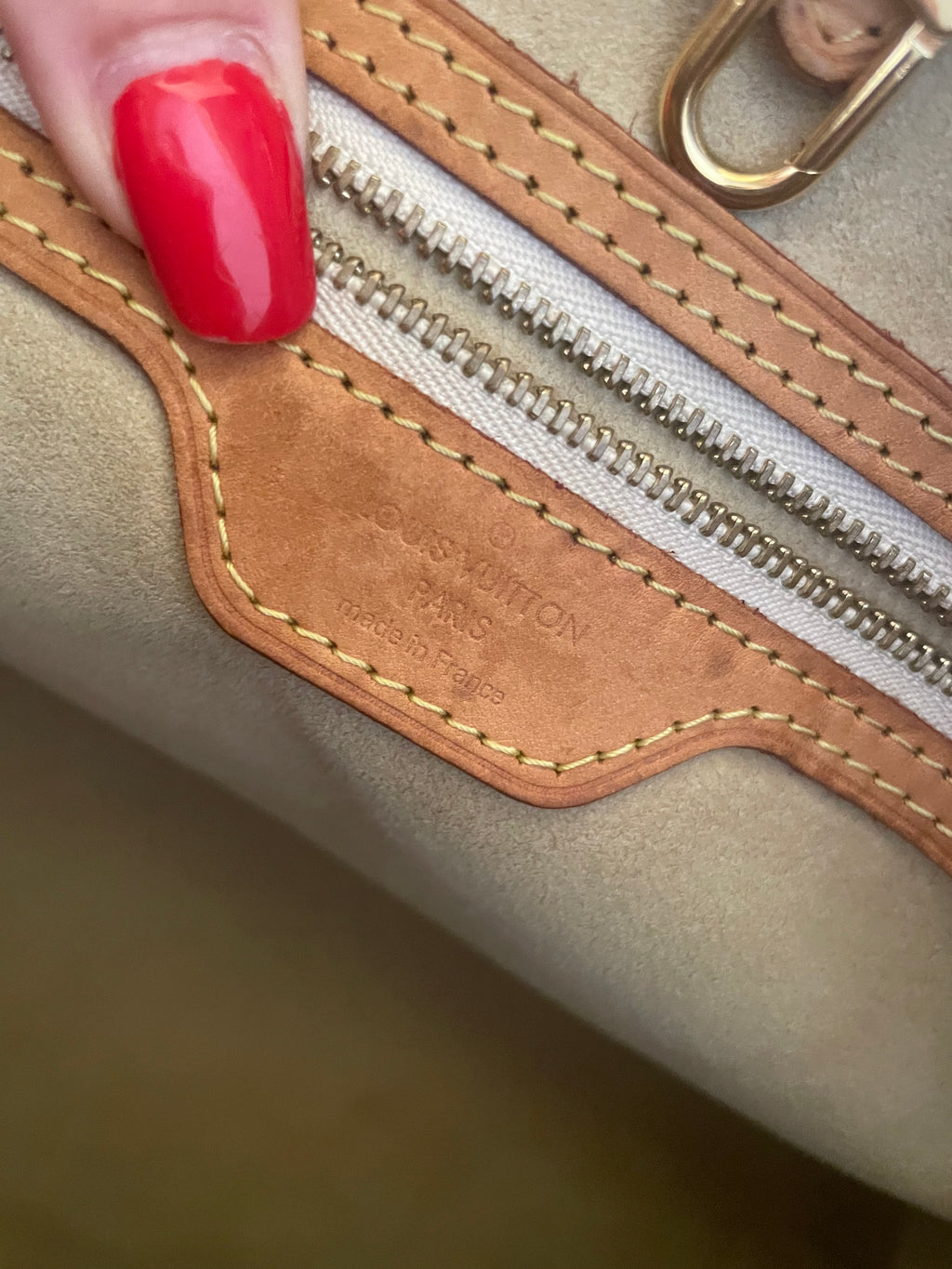 Louis Vuitton Borsa Louis Vuitton modello  Hamstead  PM in tela Damier Azur