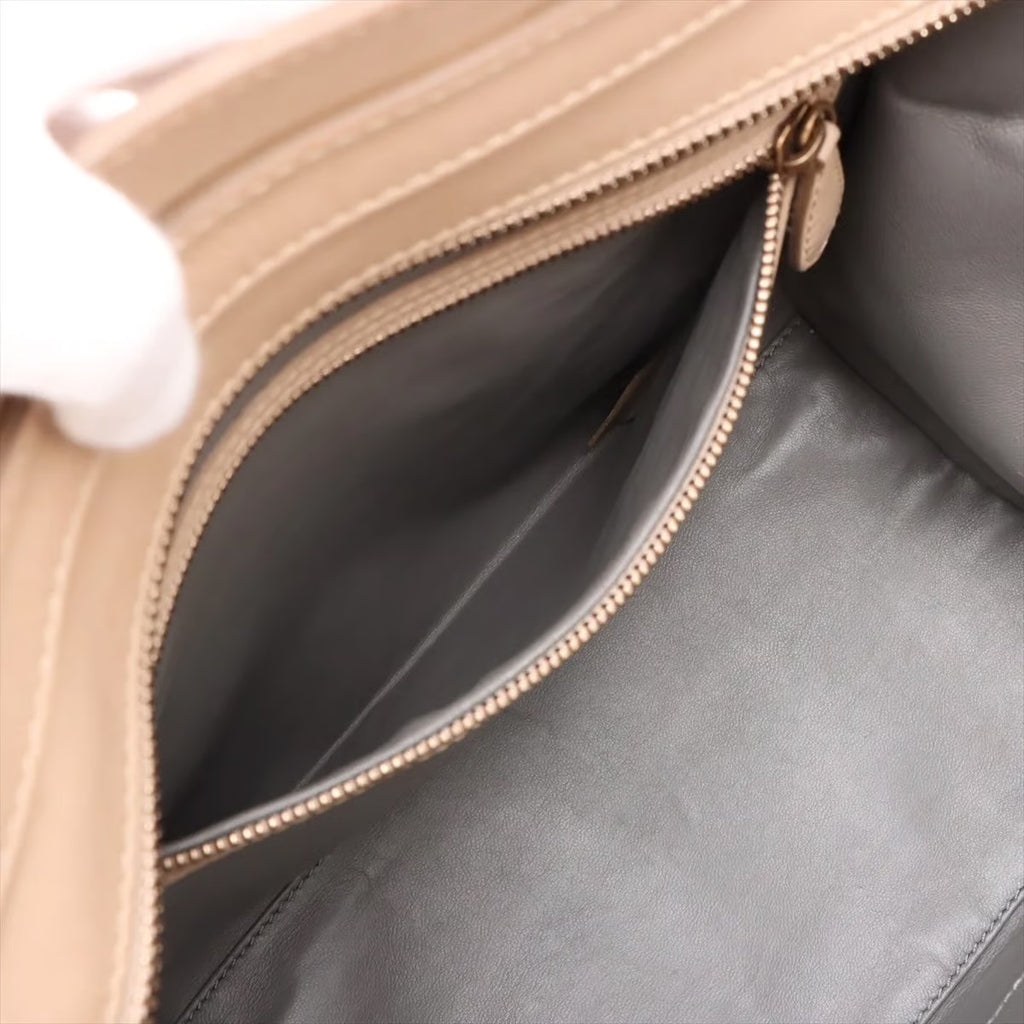 Celine Mini Luggage Tricolor Beige e Camoscio – Con Certificato Entrupy