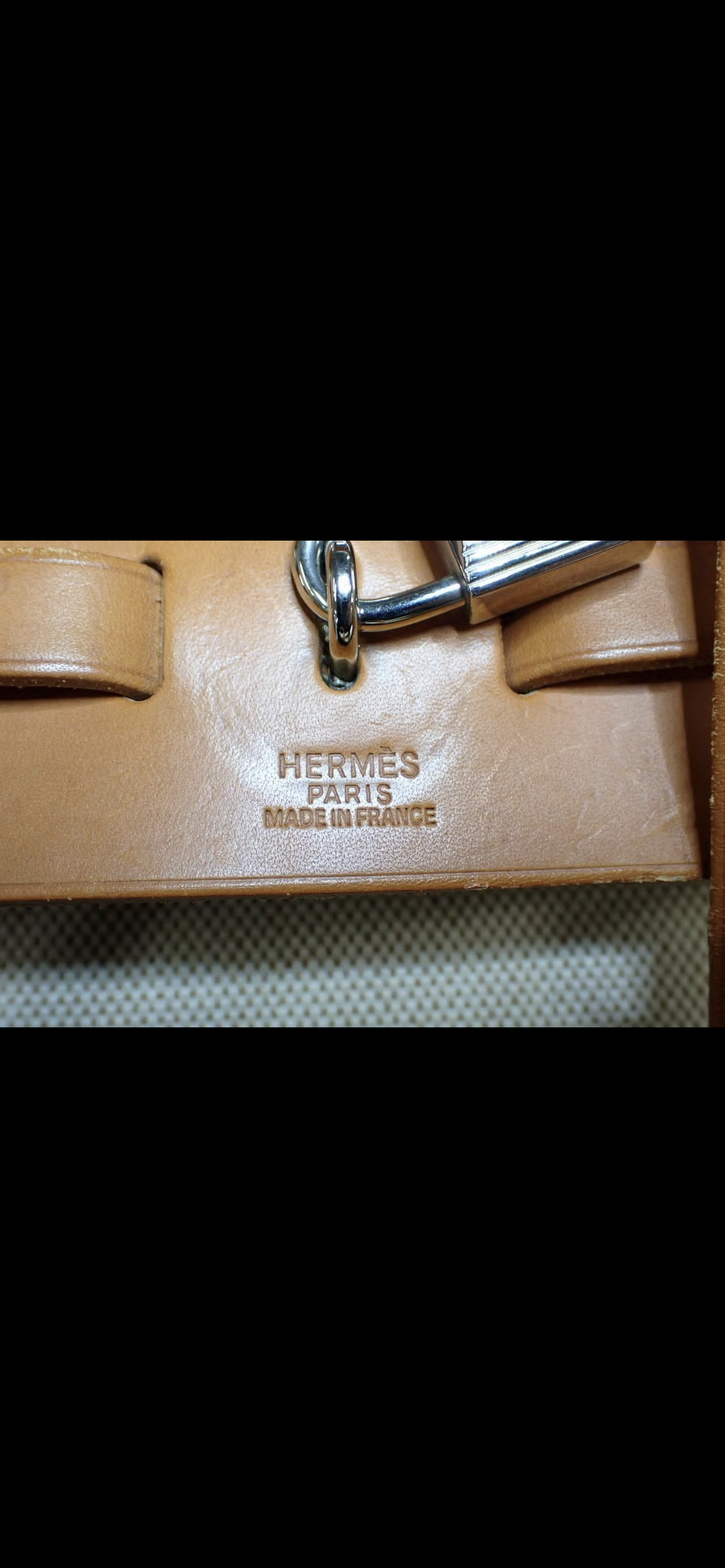 Borsa Hermès Herbag MM  (Modello 2-in-1 in Tela e Cuoio)