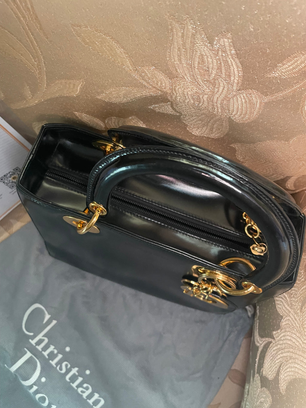 Christian Dior – Lady Dior Medium Vintage (Pelle Liscia Nera)