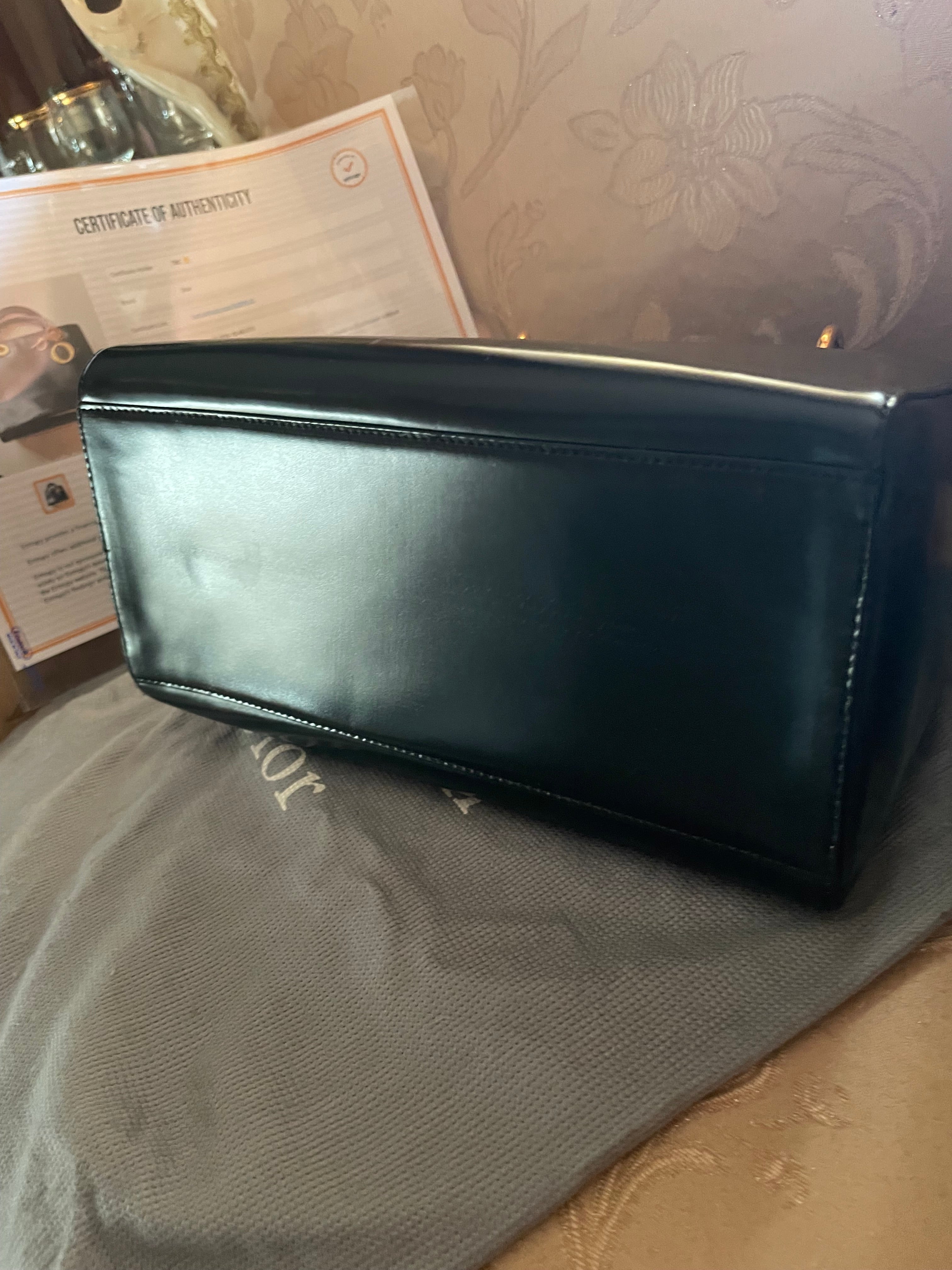 Christian Dior – Lady Dior Medium Vintage (Pelle Liscia Nera)