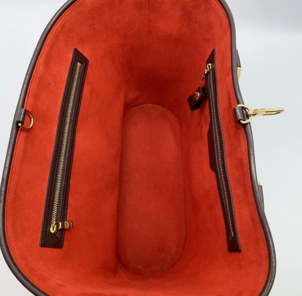 Louis Vuitton Knightsbridge GM (Grand Model) in Tela Damier Ebene con mini-pouch