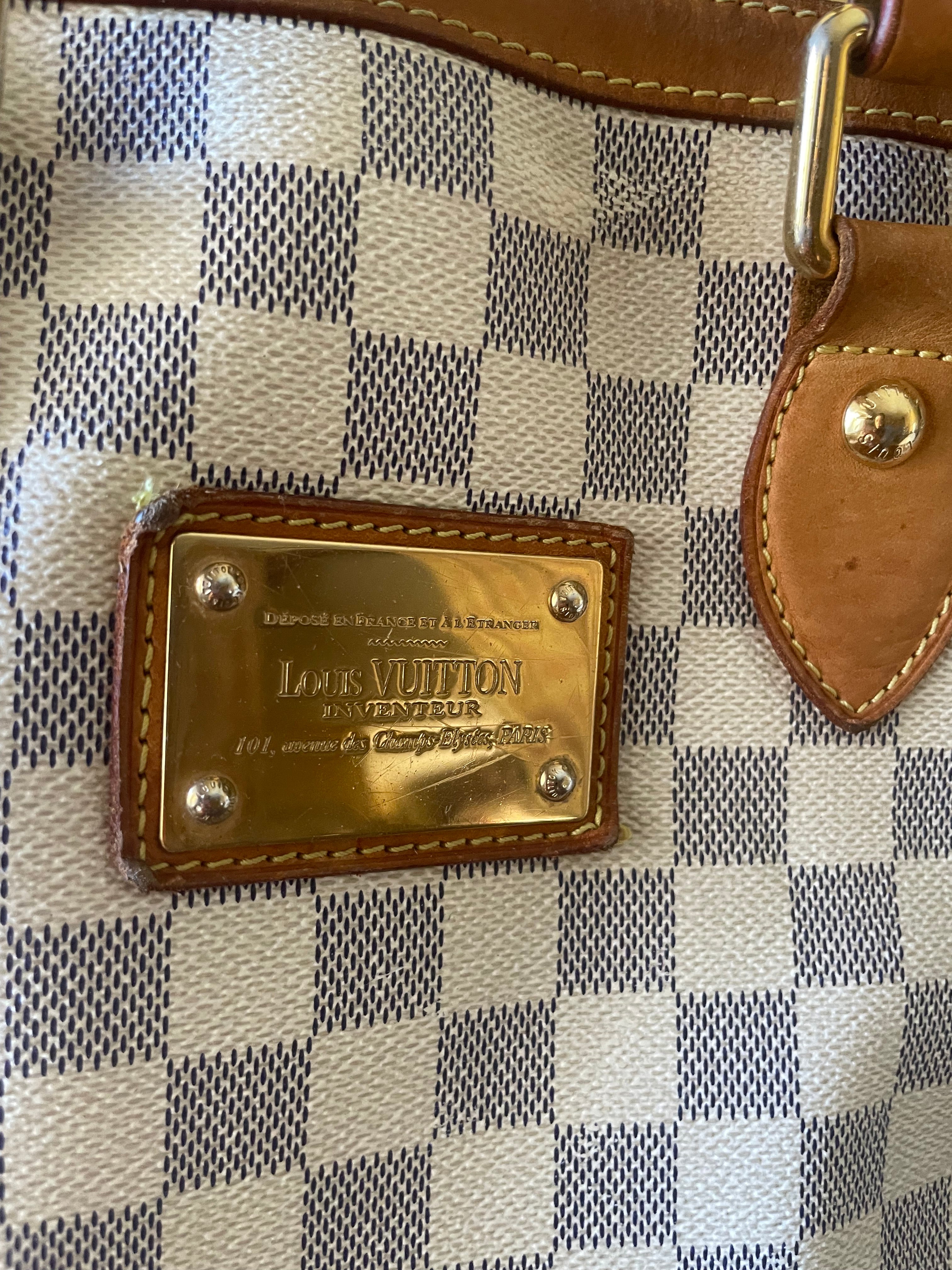 Louis Vuitton Borsa Louis Vuitton modello  Hamstead  PM in tela Damier Azur
