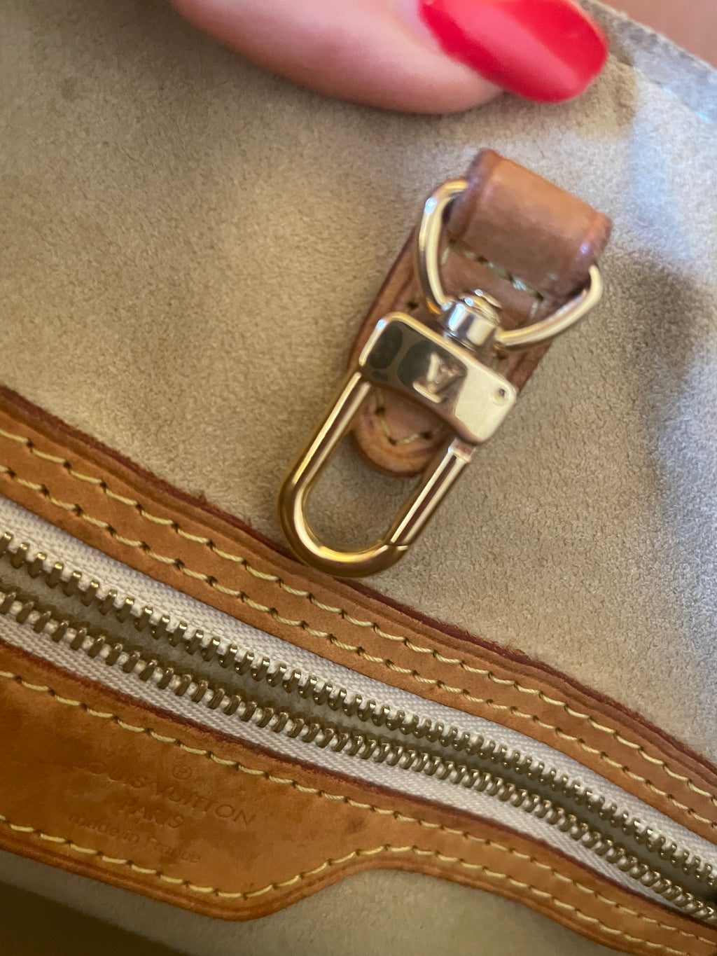 Louis Vuitton Borsa Louis Vuitton modello  Hamstead  PM in tela Damier Azur