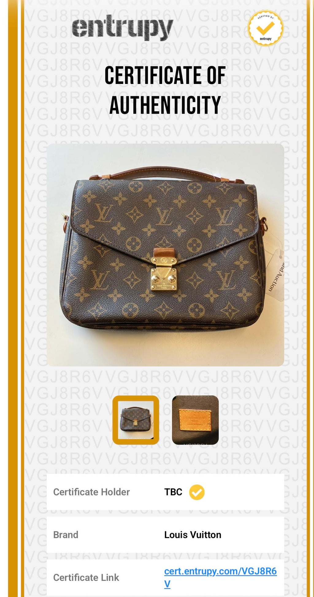 Pochette Metis MM