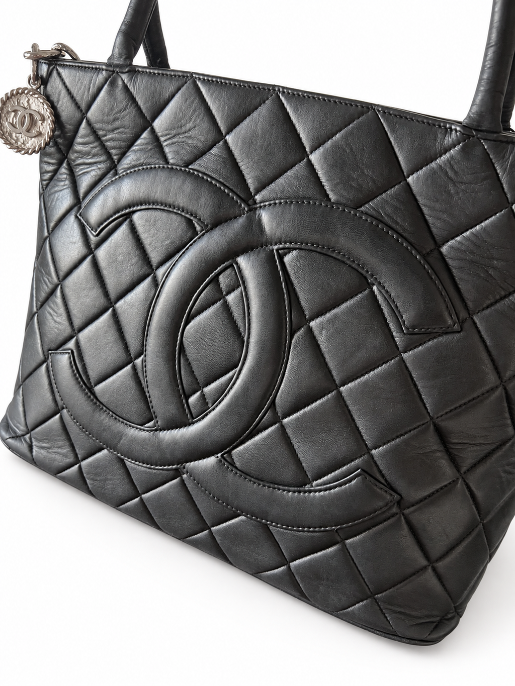 Chanel medallion tote vintage