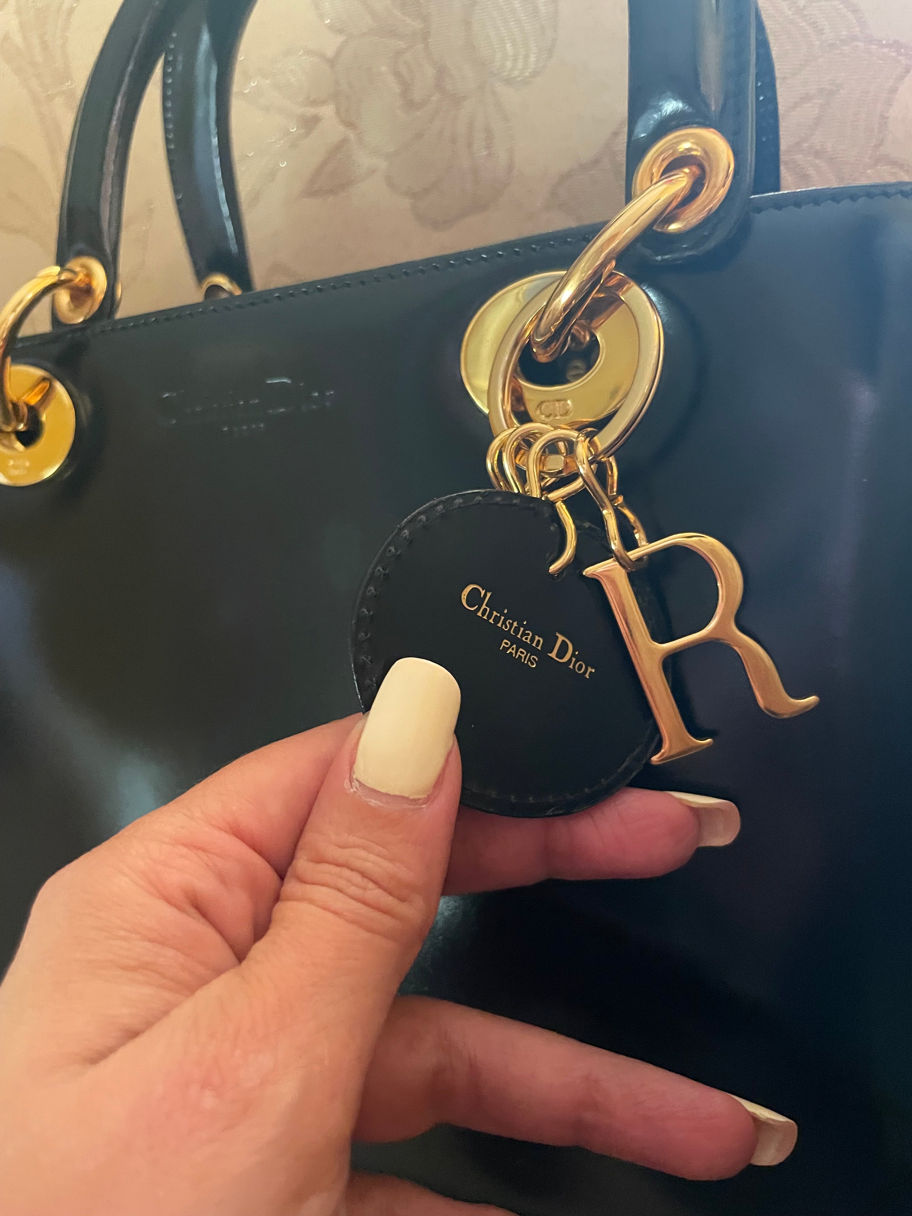 Christian Dior – Lady Dior Medium Vintage (Pelle Liscia Nera)