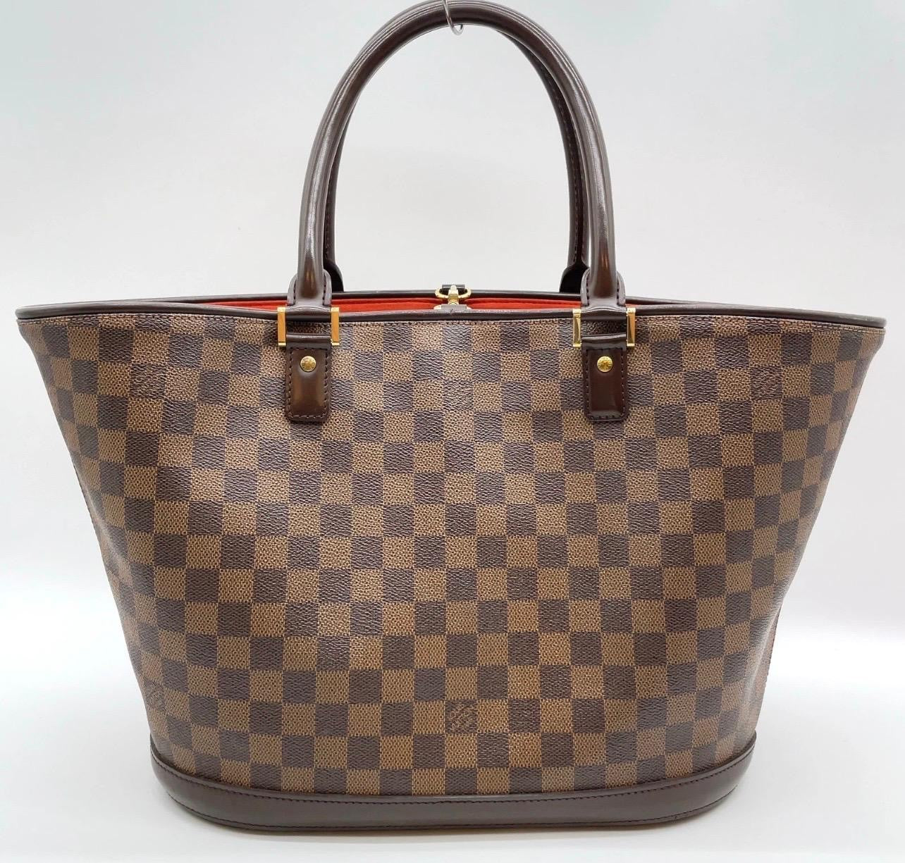 Louis Vuitton Knightsbridge GM (Grand Model) in Tela Damier Ebene con mini-pouch