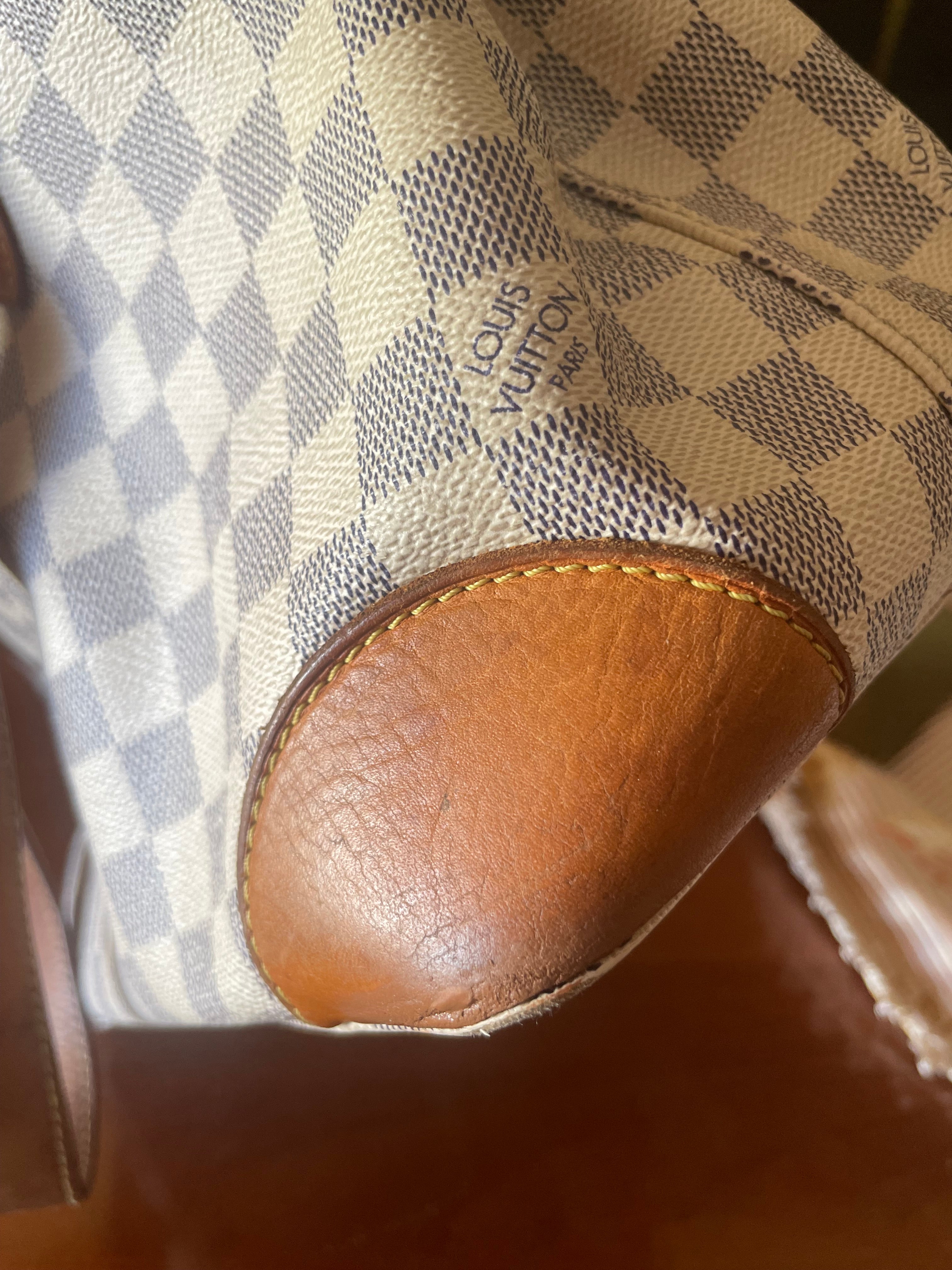 Louis Vuitton Borsa Louis Vuitton modello  Hamstead  PM in tela Damier Azur