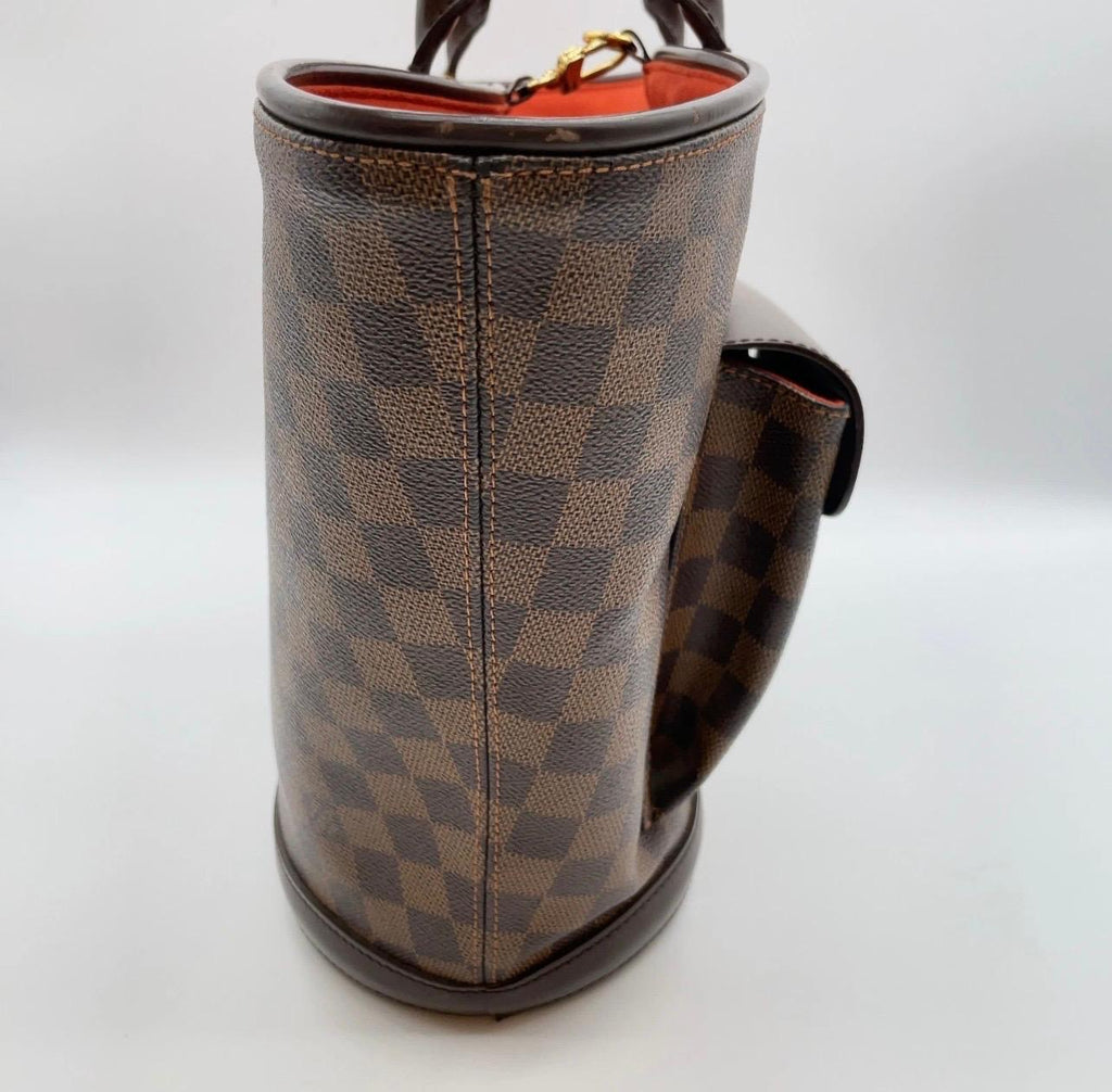Louis Vuitton Knightsbridge GM (Grand Model) in Tela Damier Ebene con mini-pouch