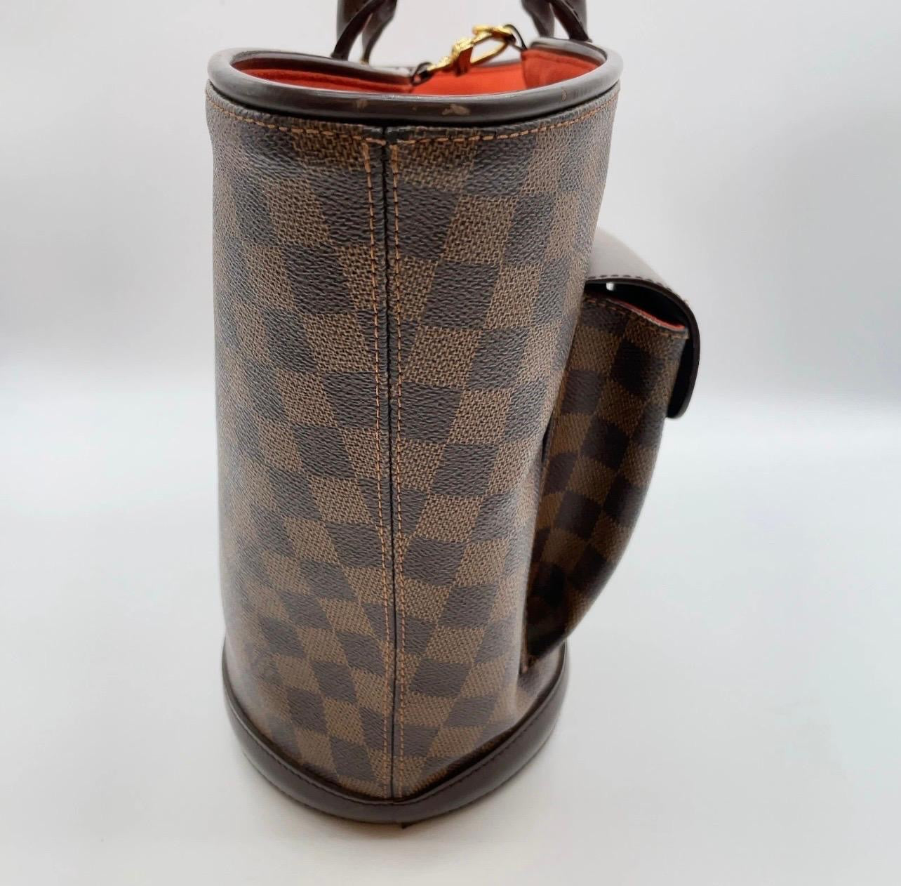 Louis Vuitton Knightsbridge GM (Grand Model) in Tela Damier Ebene con mini-pouch