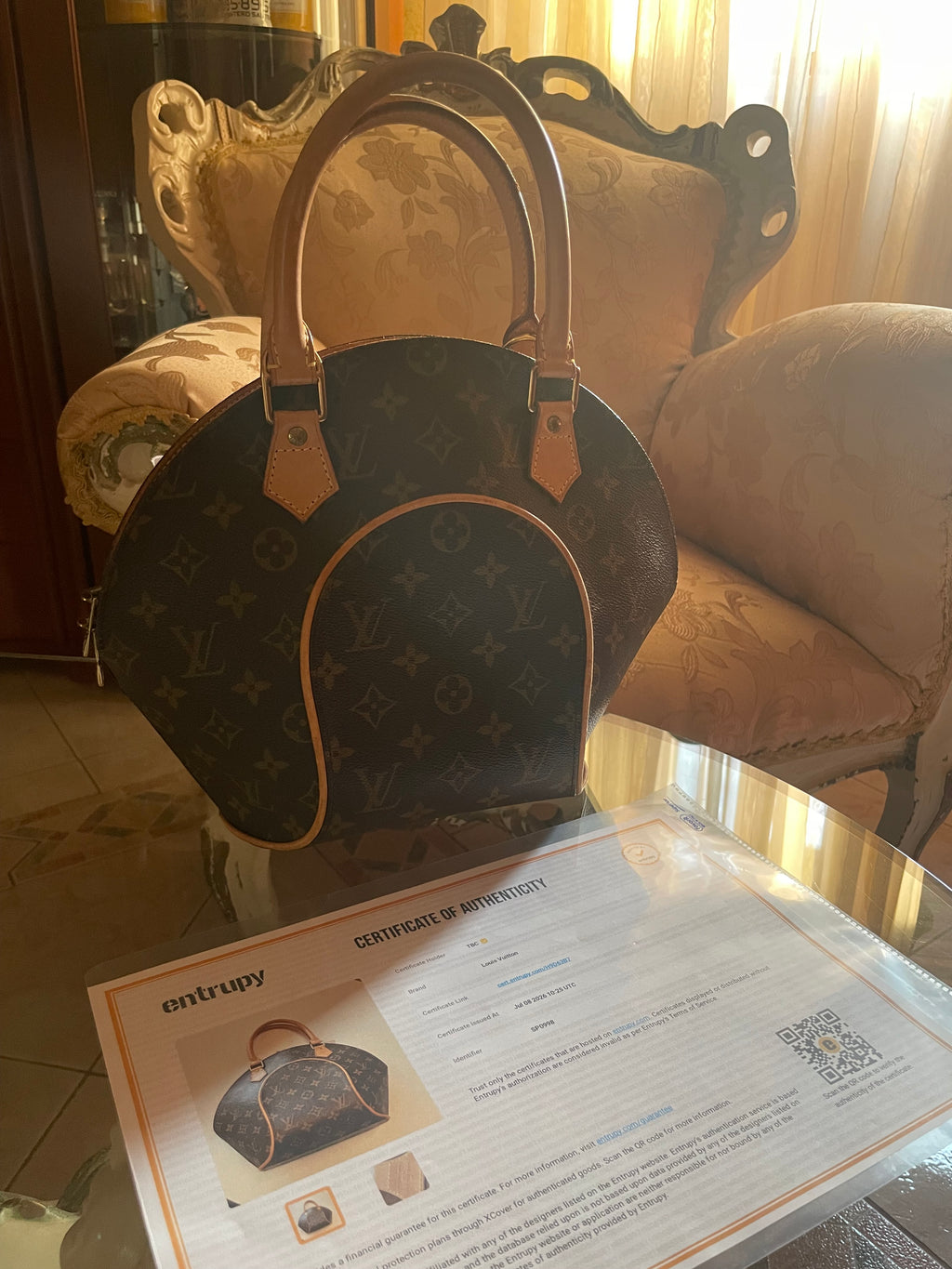 Louis Vuitton Ellipse PM in Tela Monogram