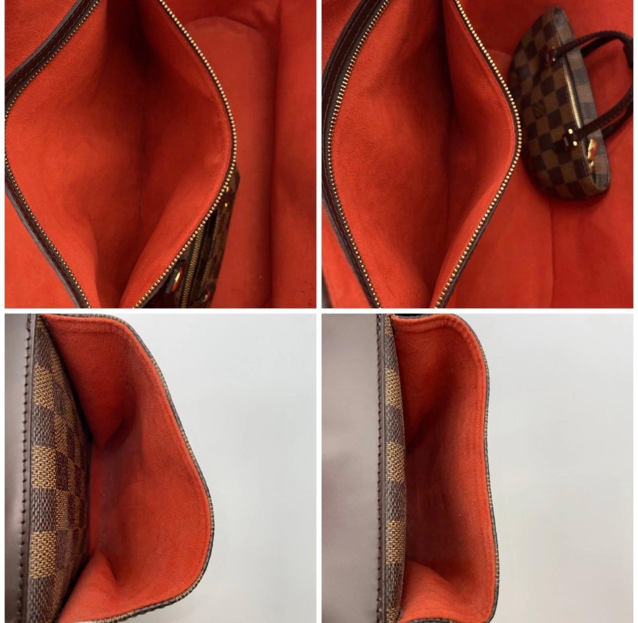 Louis Vuitton Knightsbridge GM (Grand Model) in Tela Damier Ebene con mini-pouch