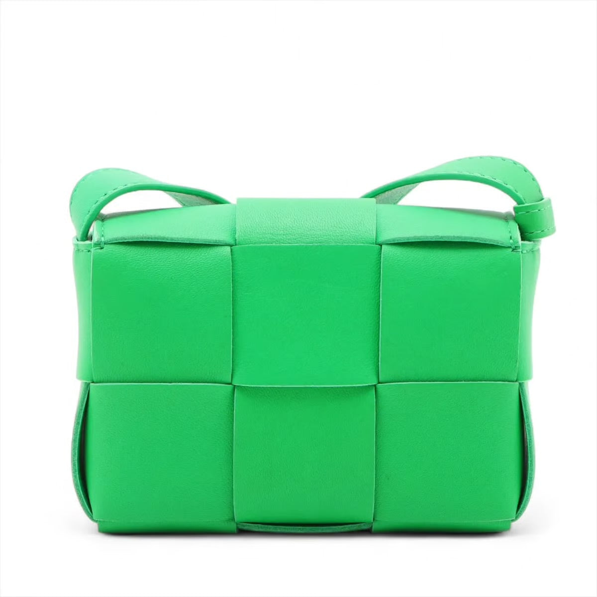 Sac Mini Bottega Veneta Candy Cassette Cuir Vert Parakeet