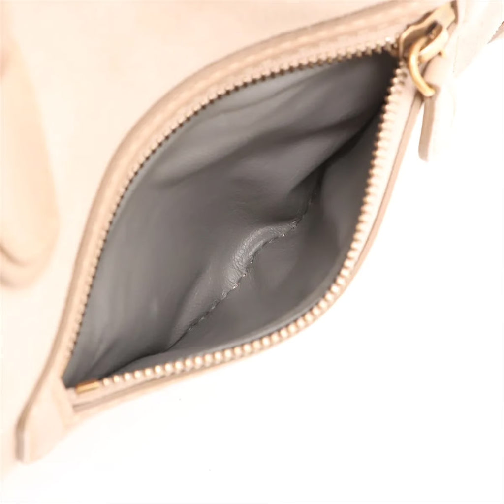 Celine Mini Luggage Tricolor Beige e Camoscio – Con Certificato Entrupy