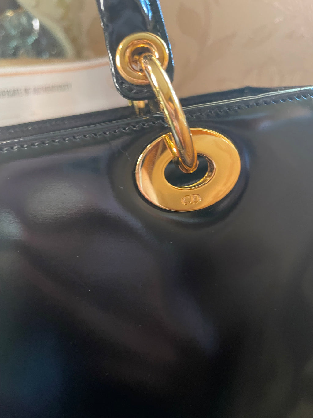 Christian Dior – Lady Dior Medium Vintage (Pelle Liscia Nera)
