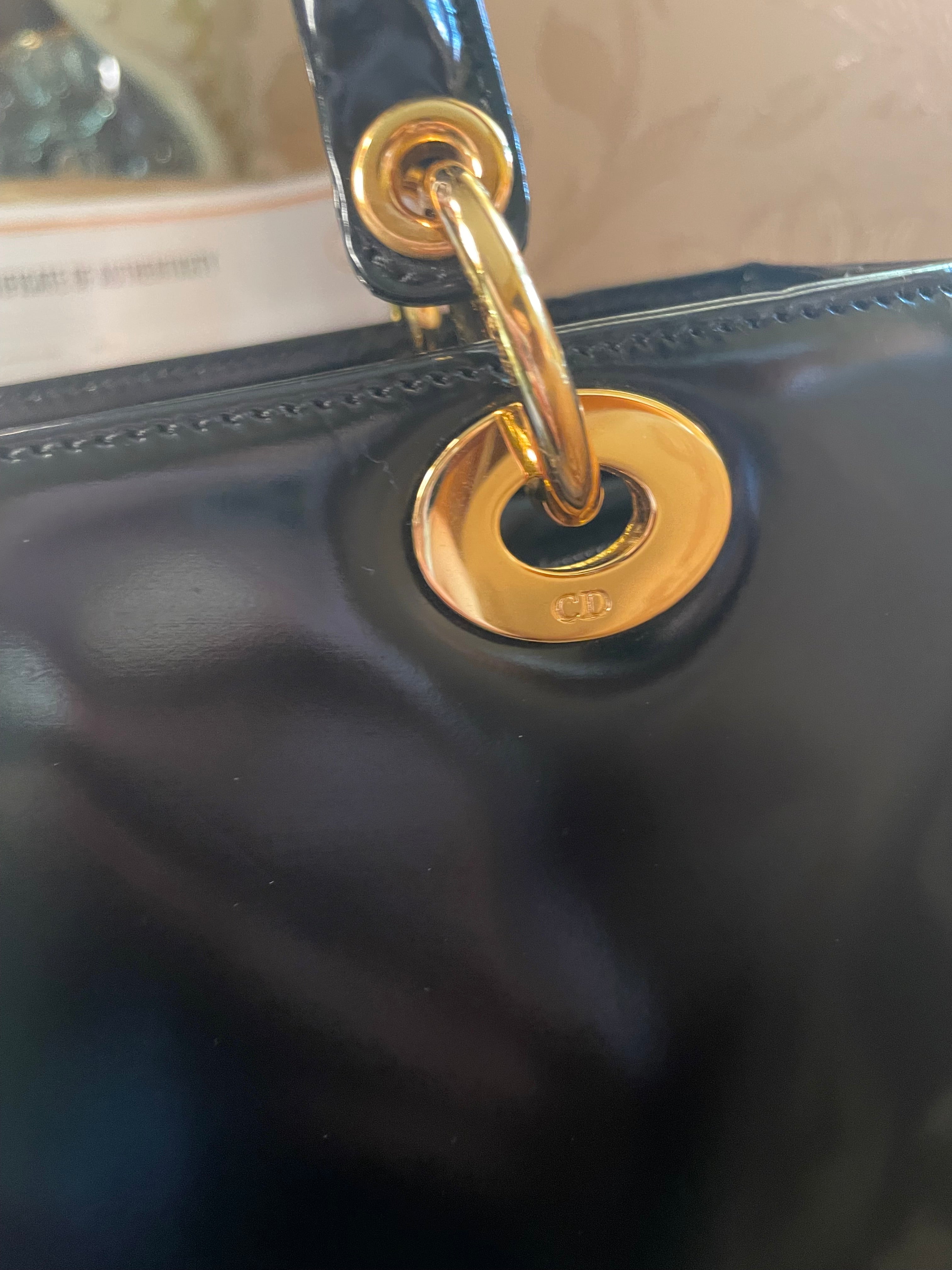 Christian Dior – Lady Dior Medium Vintage (Pelle Liscia Nera)