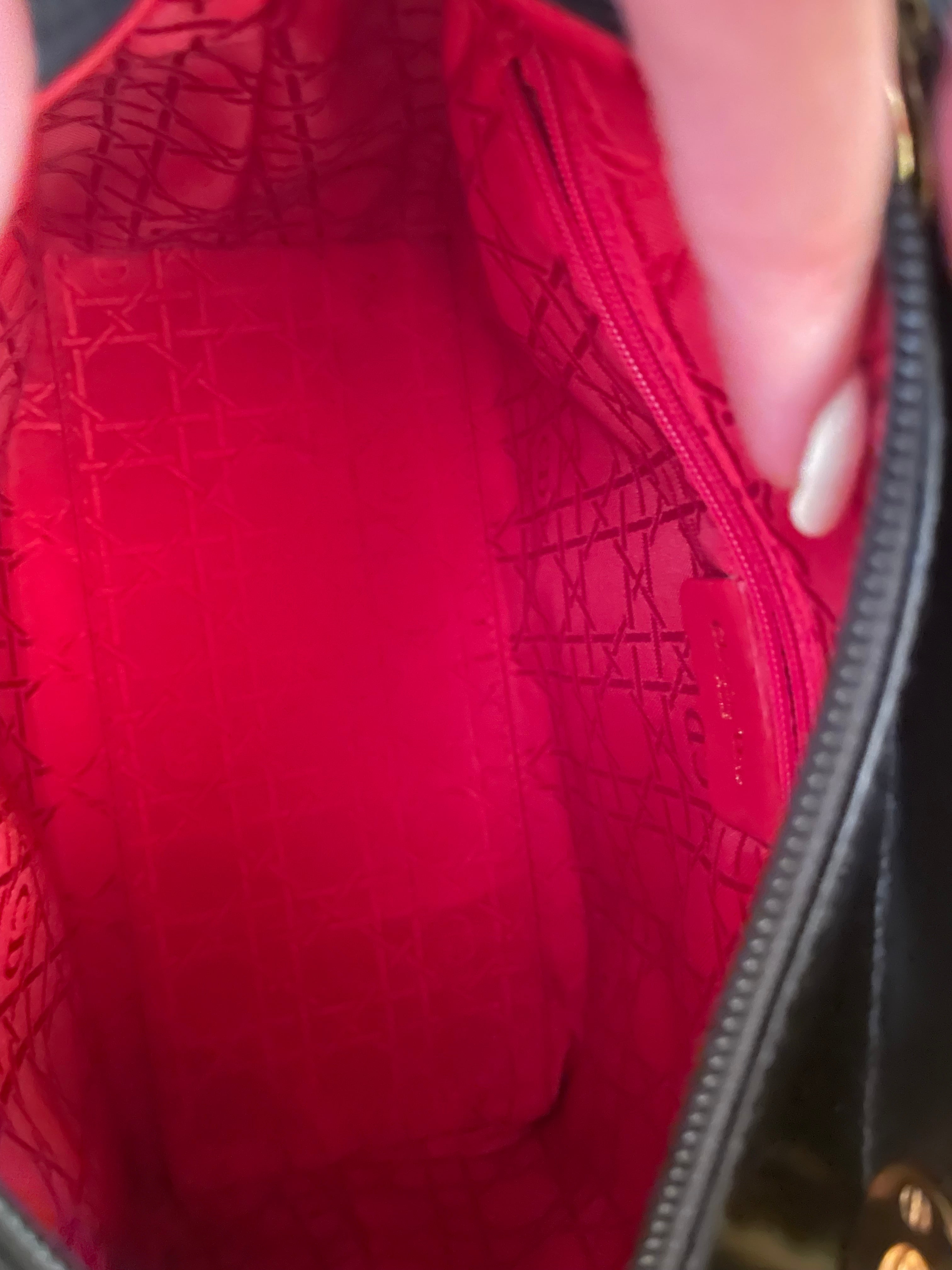 Christian Dior – Lady Dior Medium Vintage (Pelle Liscia Nera)