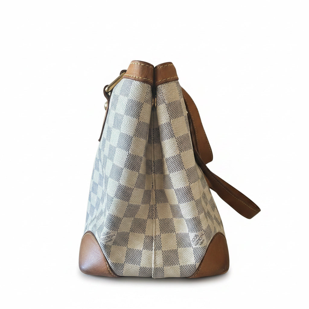 Louis Vuitton Borsa Louis Vuitton modello  Hamstead  PM in tela Damier Azur