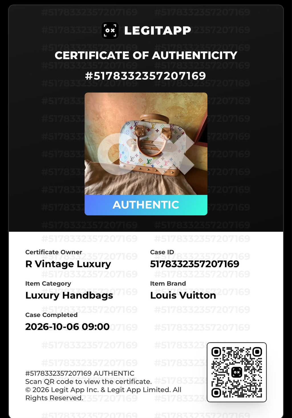 Louis Vuitton Alma PM Murakami