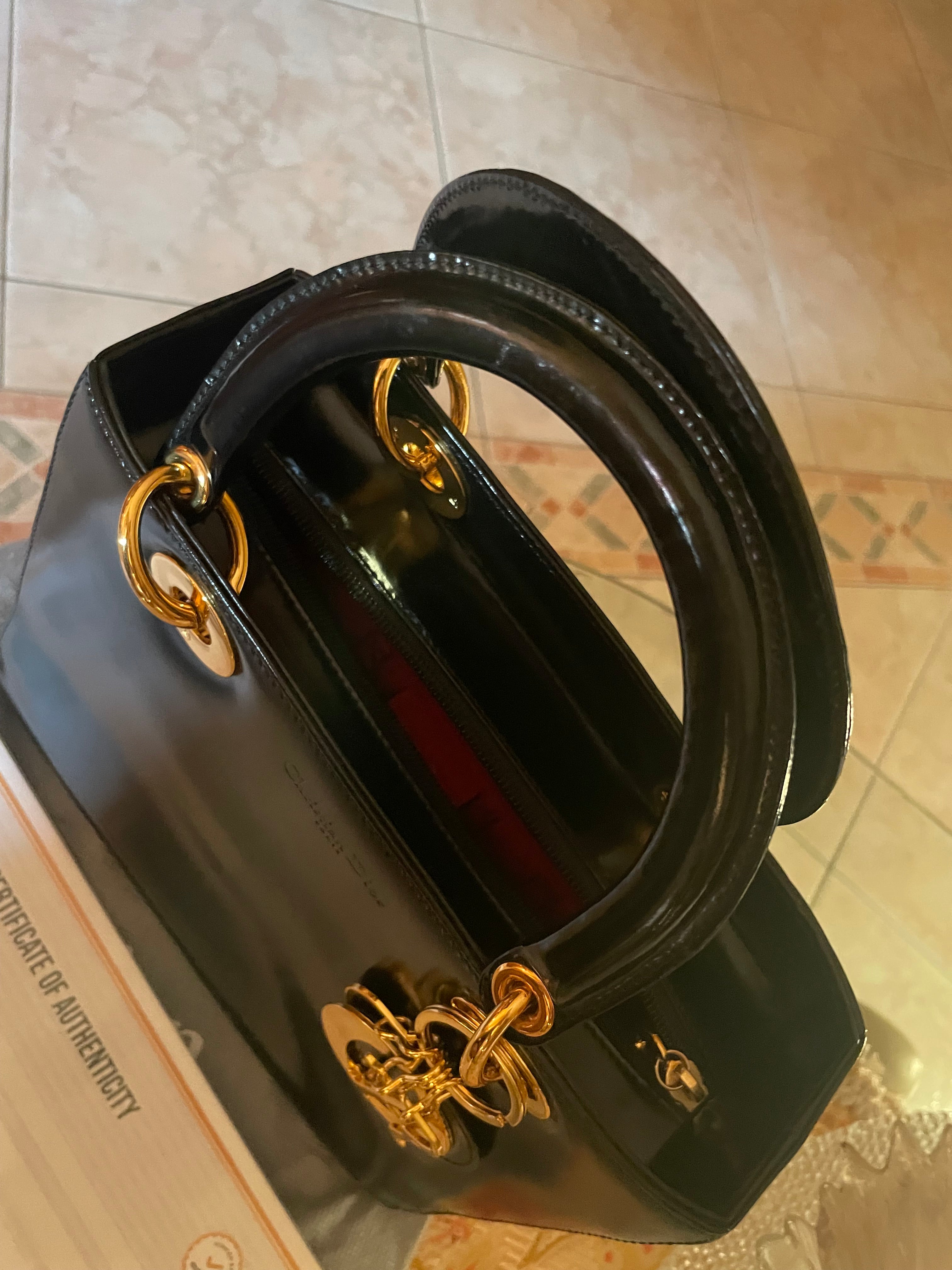 Christian Dior – Lady Dior Medium Vintage (Pelle Liscia Nera)
