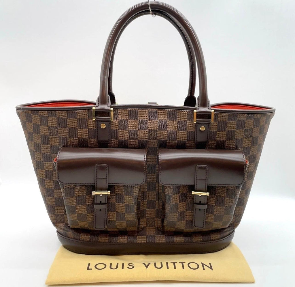 Louis Vuitton Knightsbridge GM (Grand Model) in Tela Damier Ebene con mini-pouch