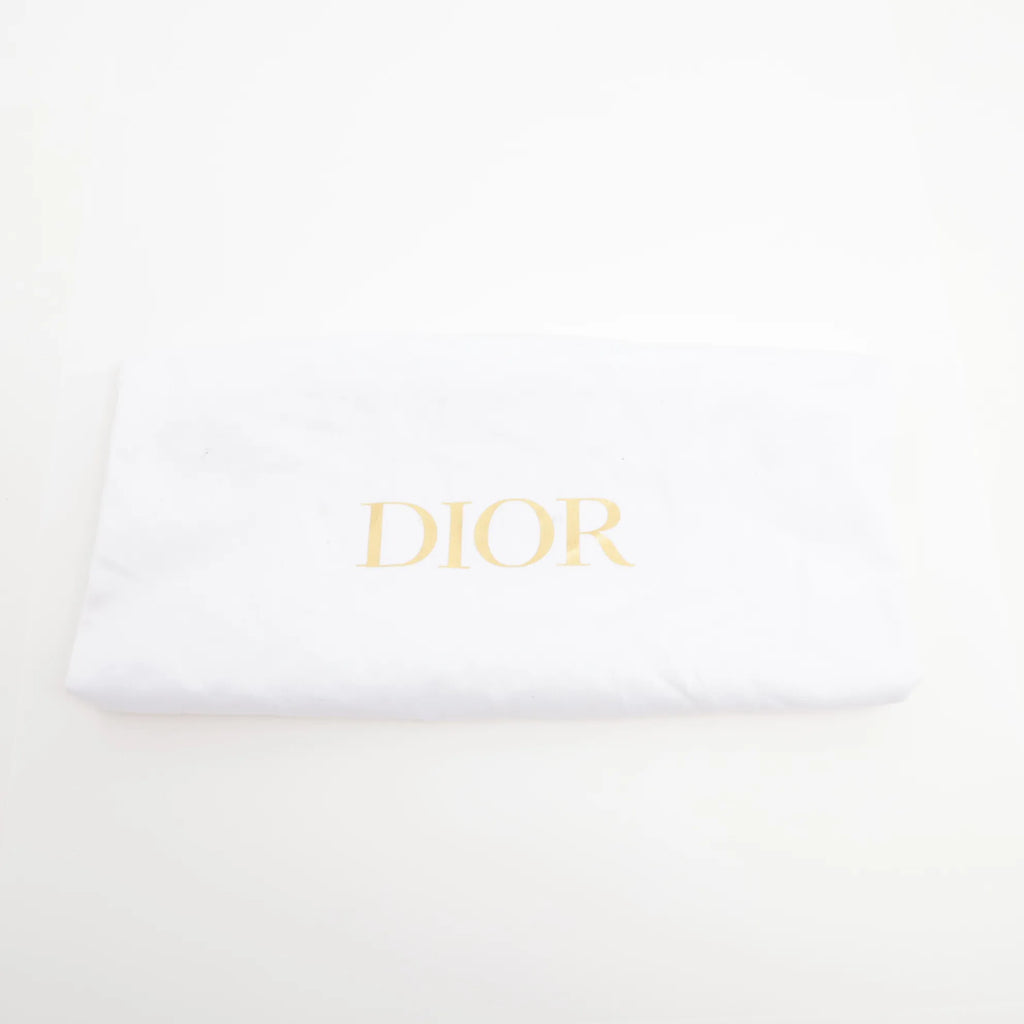 Mini Lady Dior in Raso Grigio con Strass e Cristalli - Certificata Entrupy