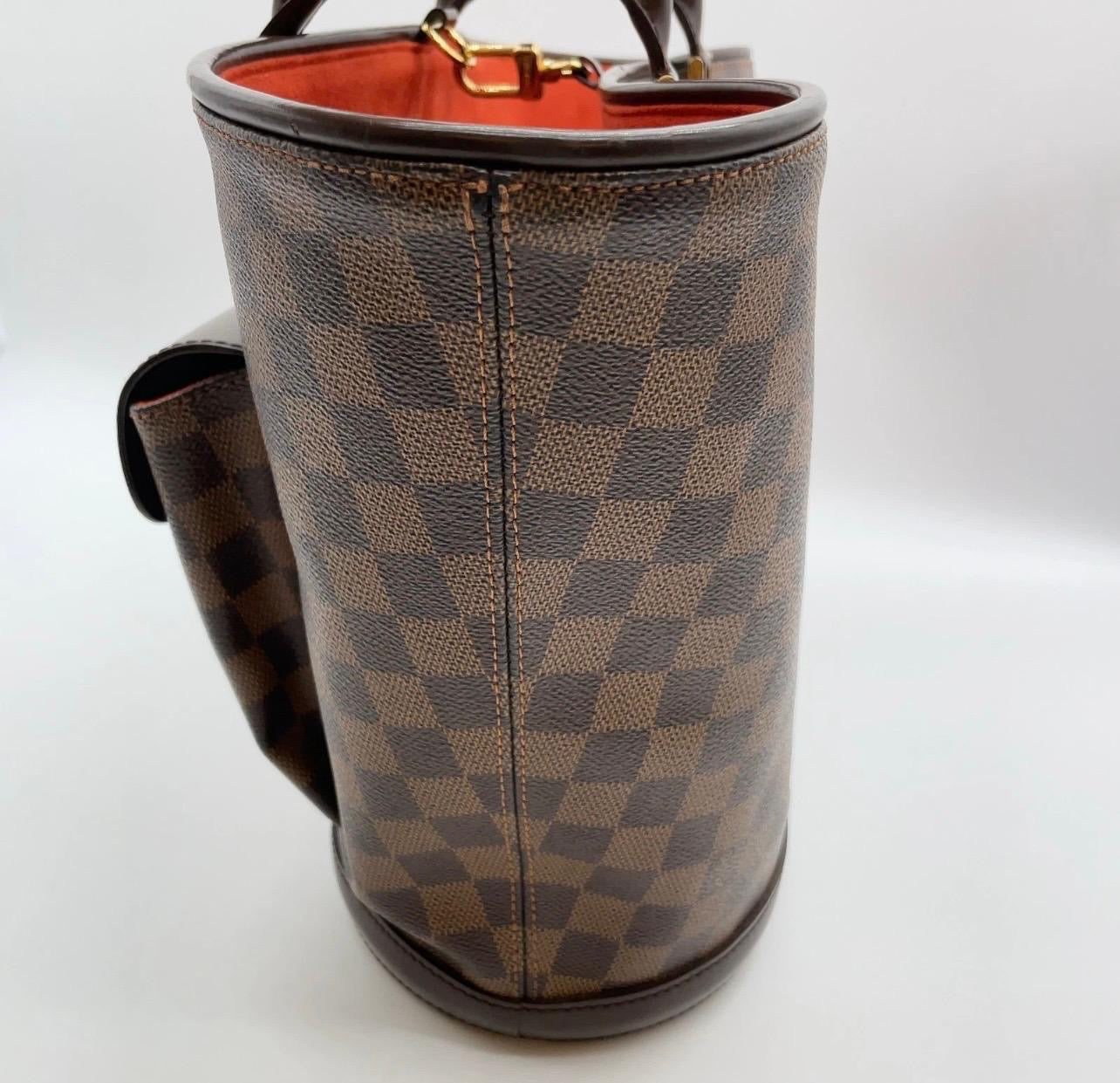 Louis Vuitton Knightsbridge GM (Grand Model) in Tela Damier Ebene con mini-pouch