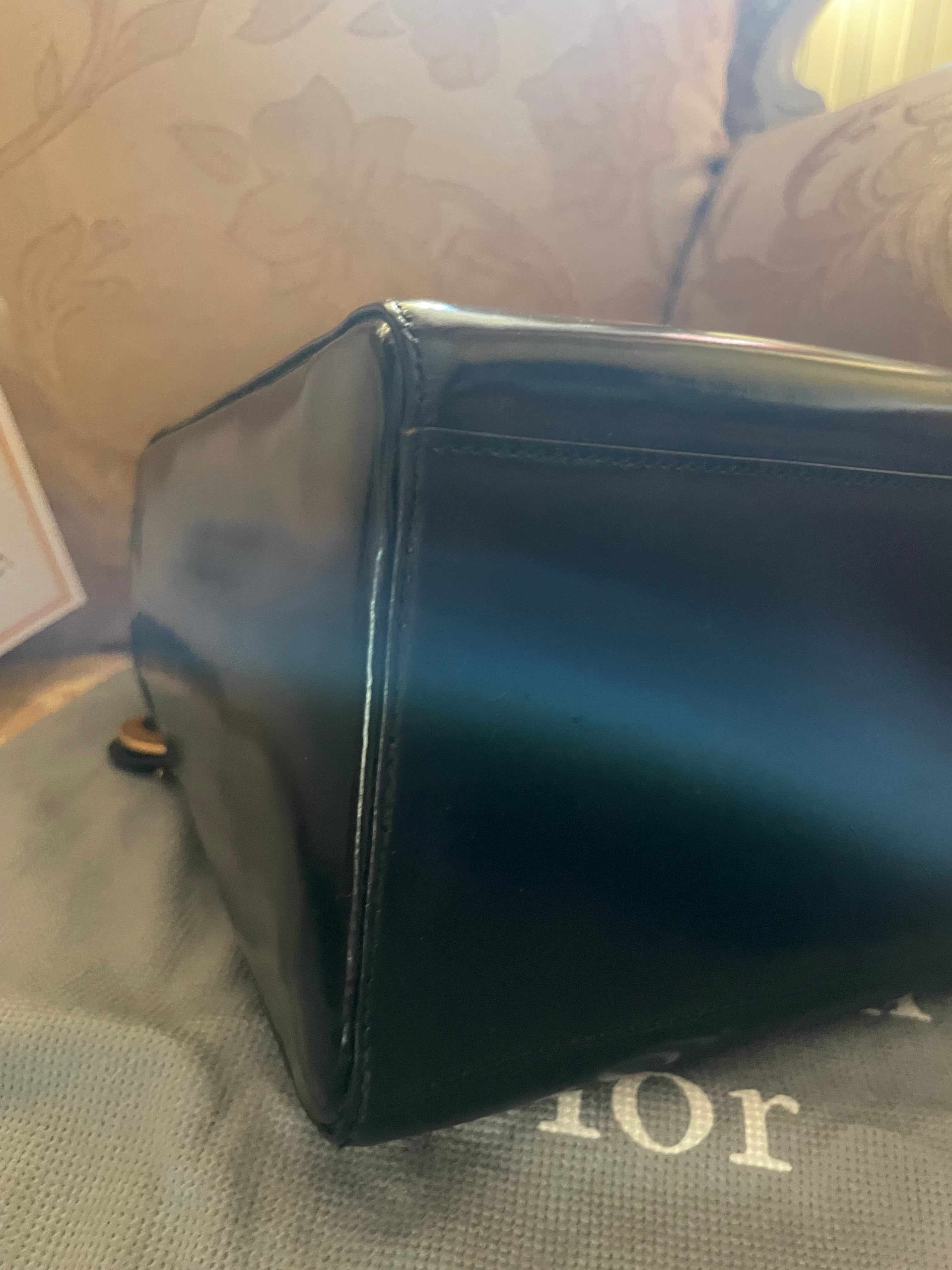 Christian Dior – Lady Dior Medium Vintage (Pelle Liscia Nera)