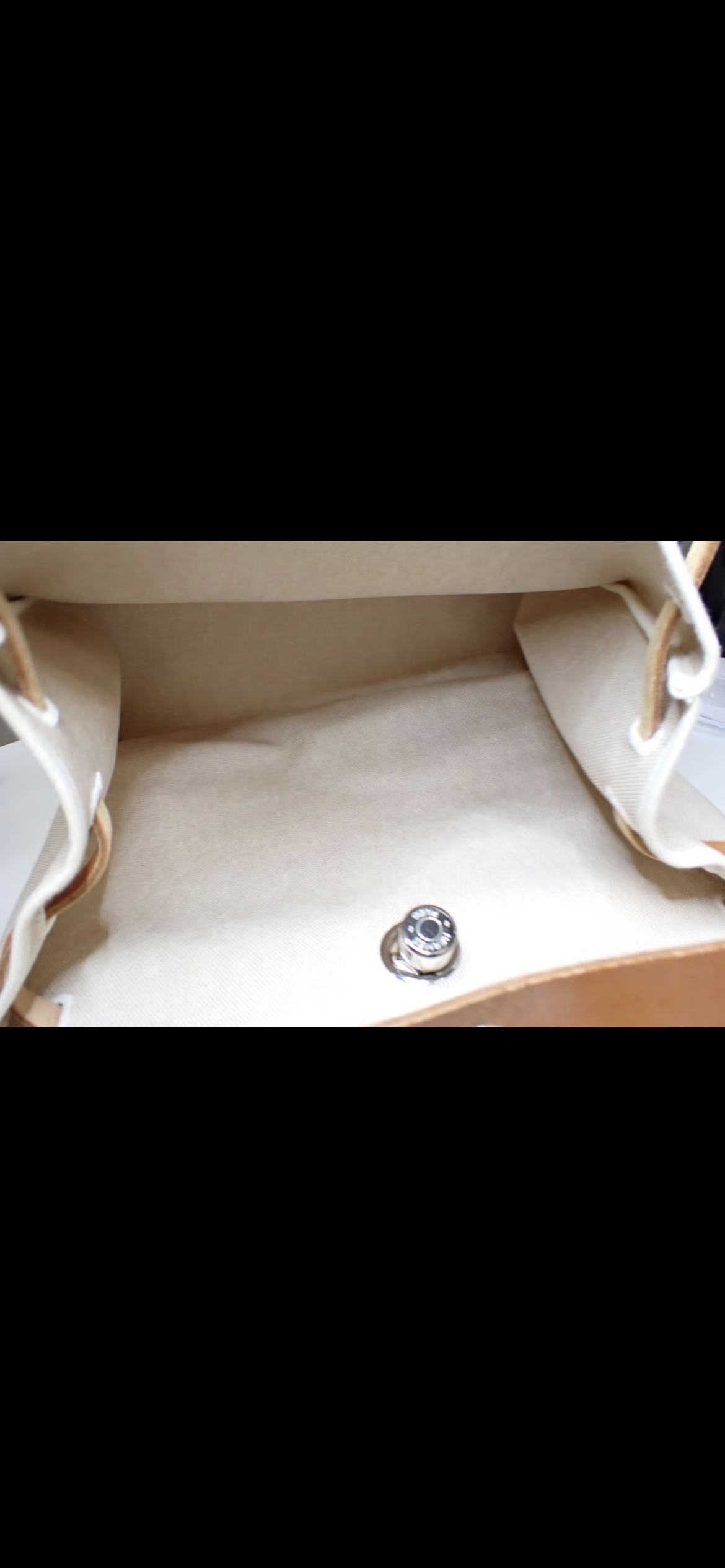 Borsa Hermès Herbag MM  (Modello 2-in-1 in Tela e Cuoio)