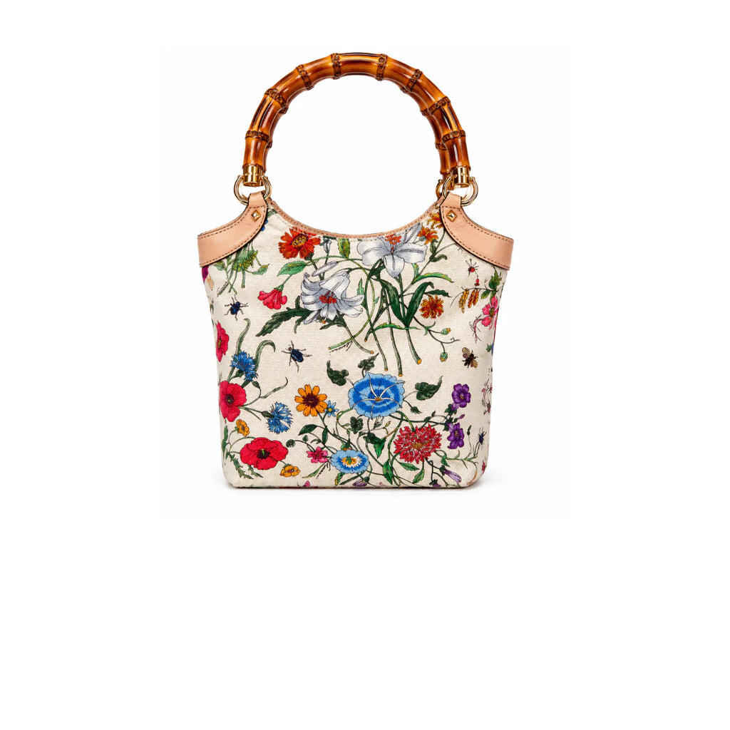 Gucci Bamboo Flora Tote
