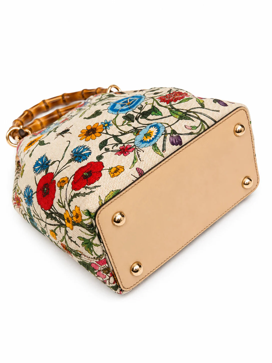 Gucci Bamboo Flora Tote