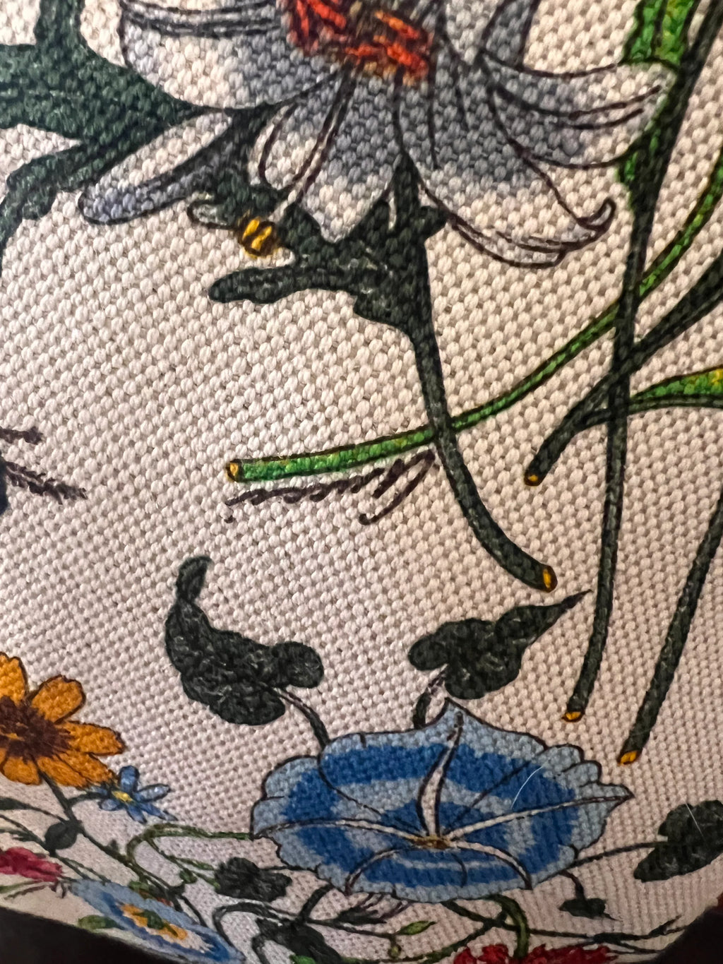 Gucci Bamboo Flora Tote